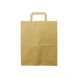 Sac traiteur kraft FR BRUN gr 90 F. NR to 26+16x31cm